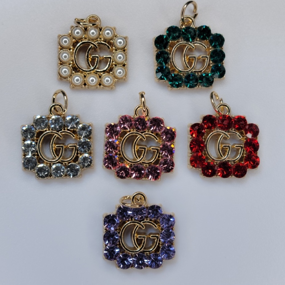 COPY - 1x Designer Stamped zipper pull charm pick ur color Ask to bundle